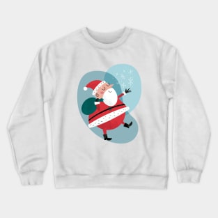 Mid-Century Modern Santa Crewneck Sweatshirt